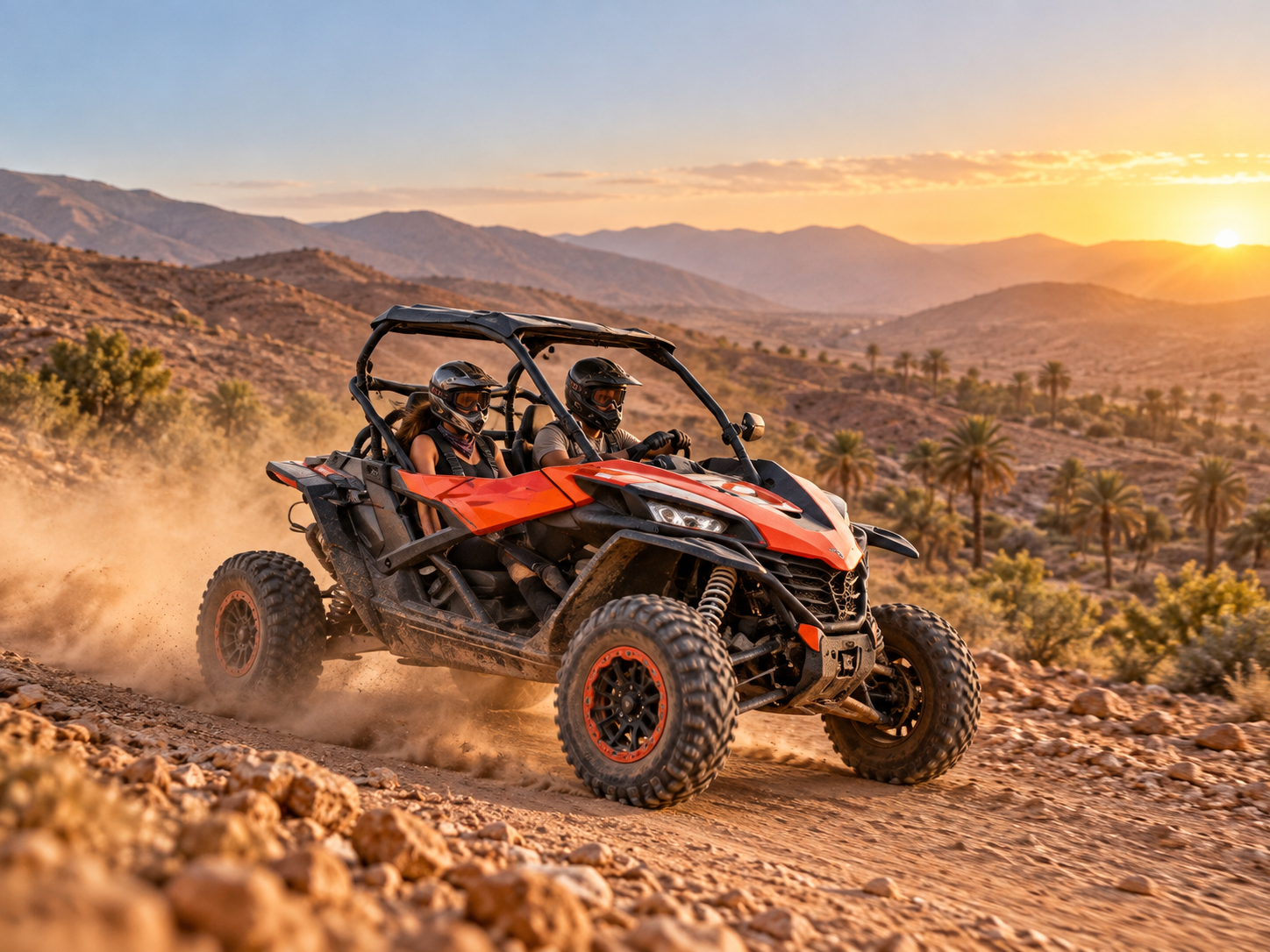Illustrative Buggy 800 ride on a rocky trail